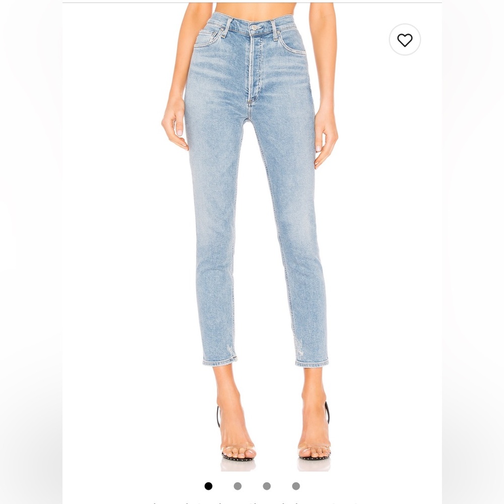 Revolve Agolde Nico High Rise Slim Fit Jeans